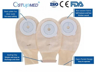 What is the role of the skin barrier in an adult ostomy bag?